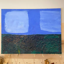 Load image into Gallery viewer, Large Vintage Abstract Artwork