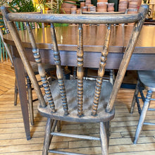 Load image into Gallery viewer, Vintage Wooden Dining Chair Set