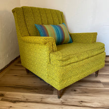Load image into Gallery viewer, Mid Century Green Accent Chair