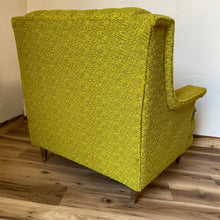 Load image into Gallery viewer, Mid Century Green Accent Chair