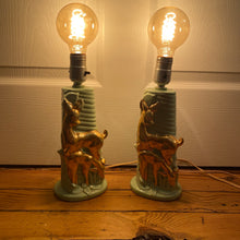 Load image into Gallery viewer, Vintage Ceramic Lamp Set