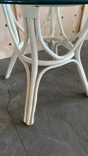 Load image into Gallery viewer, White Bamboo Dining Table