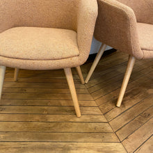 Load image into Gallery viewer, Mid Century Pink Chair Set