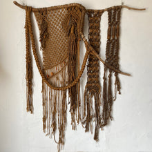 Load image into Gallery viewer, Large Vintage Macrame Wall Hanging