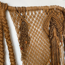Load image into Gallery viewer, Large Vintage Macrame Wall Hanging