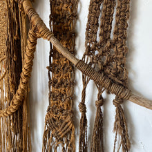 Load image into Gallery viewer, Large Vintage Macrame Wall Hanging