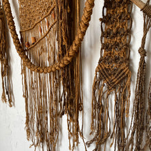 Load image into Gallery viewer, Large Vintage Macrame Wall Hanging