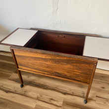 Load image into Gallery viewer, Vintage Wooden Bar Cart