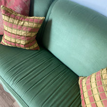 Load image into Gallery viewer, Green Skirted Sofa