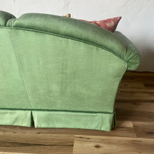 Load image into Gallery viewer, Green Skirted Sofa