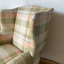 Load image into Gallery viewer, Pink & Green Plaid Chair Set
