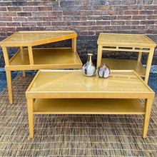 Load image into Gallery viewer, Mid Century Blonde Kroehler Table