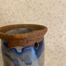 Load image into Gallery viewer, Blue Pottery Vase