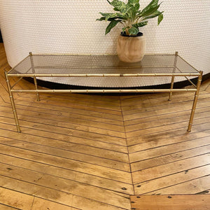 Gold Frame Coffee Table