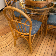 Load image into Gallery viewer, Boho Bamboo Dining Set
