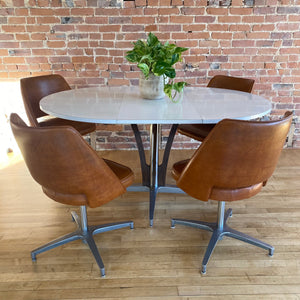 Mid Century Dining Table & Chair Set