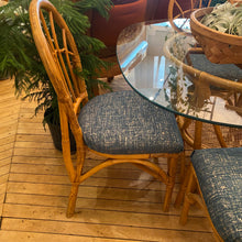 Load image into Gallery viewer, Boho Bamboo Dining Set
