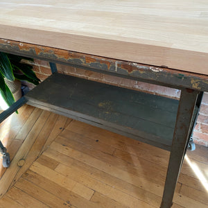 Industrial Butcher Block Island