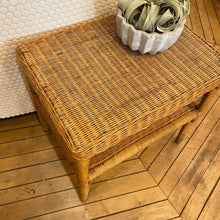 Load image into Gallery viewer, Wicker Side Table
