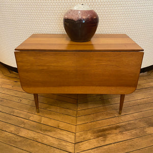 Mid Century Drop Leaf Side Table