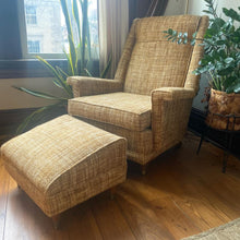 Load image into Gallery viewer, Mid Century Rocking Chair &amp; Ottoman
