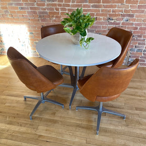 Mid Century Dining Table & Chair Set