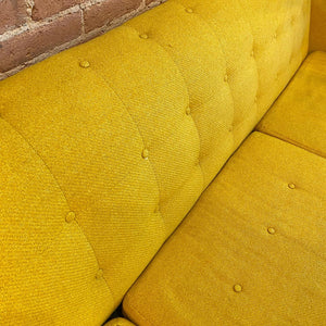 Mid Century Yellow Living Room Seating
