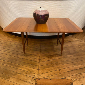 Mid Century Drop Leaf Side Table