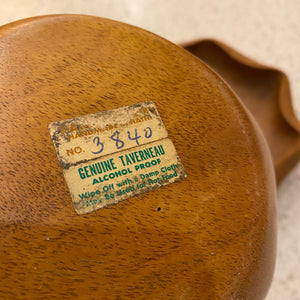 Wooden Scalloped Bowl Set