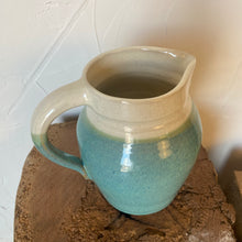 Load image into Gallery viewer, Blue &amp; Green Pottery Pitcher
