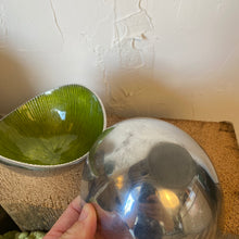 Load image into Gallery viewer, Green &amp; Silver Bowl Set

