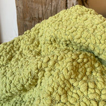 Load image into Gallery viewer, Textured Green Throw Blanket
