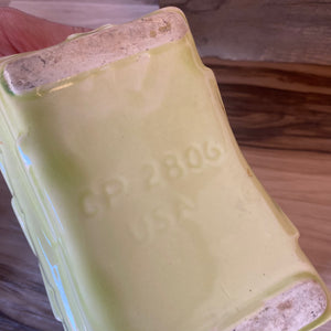 Vintage Lime Green Planter