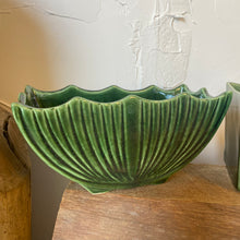 Load image into Gallery viewer, Vintage Dark Green Planter
