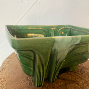 Vintage Dark Green Planter