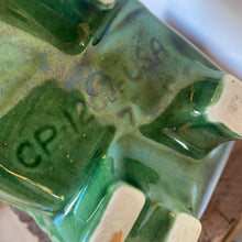 Load image into Gallery viewer, Vintage Dark Green Planter
