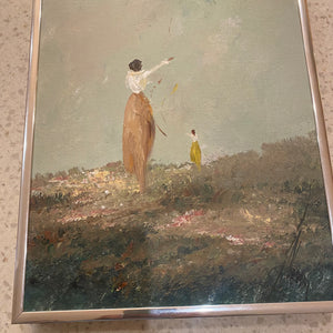 Woman & Kite Original Painting