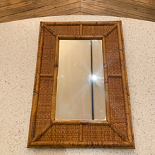 Load image into Gallery viewer, Bamboo &amp; Rattan Mirror
