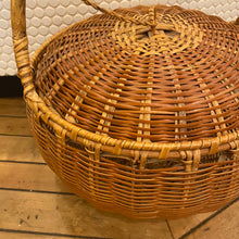Load image into Gallery viewer, Large Rattan Yarn Basket
