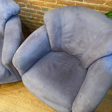 Load image into Gallery viewer, Periwinkle Post Mod Swivel Rocker Chair Set
