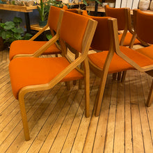 Load image into Gallery viewer, Orange Thonet Dining Chair Set
