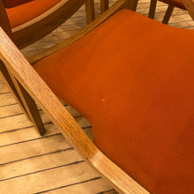 Load image into Gallery viewer, Orange Thonet Dining Chair Set
