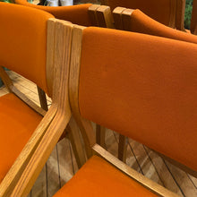 Load image into Gallery viewer, Orange Thonet Dining Chair Set
