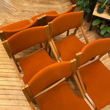 Load image into Gallery viewer, Orange Thonet Dining Chair Set
