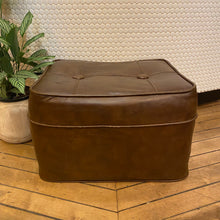 Load image into Gallery viewer, Vintage Vinyl Hassock
