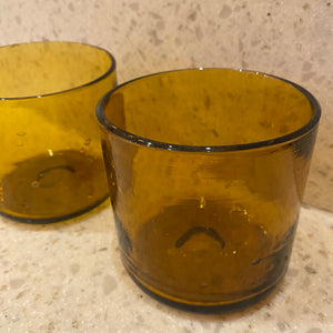 Amber Glass Set