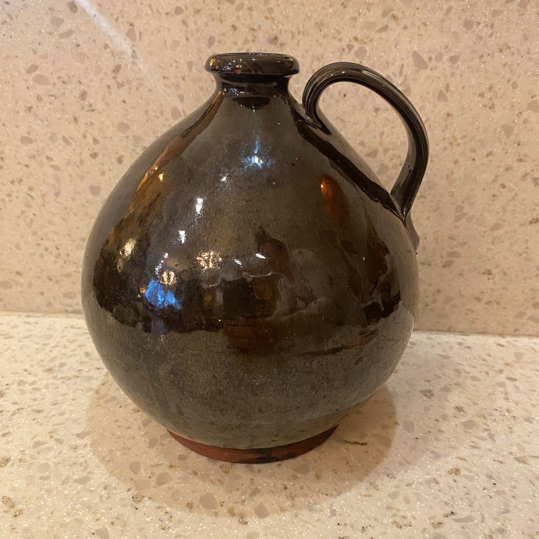 Brown Pottery Jug