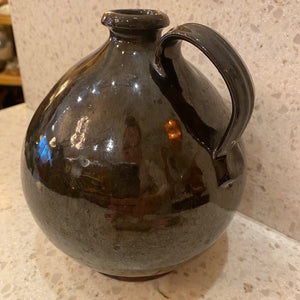 Brown Pottery Jug