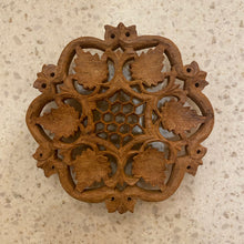 Load image into Gallery viewer, Carved Wooden Trivet
