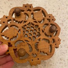 Load image into Gallery viewer, Carved Wooden Trivet
